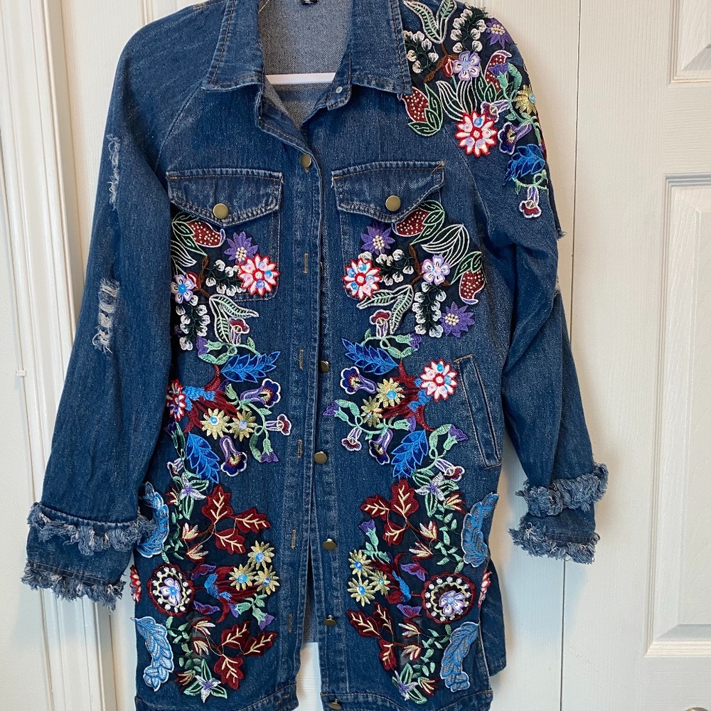Awesome jean shacket